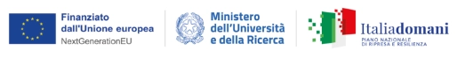 Finanziato dall’Unione europea NextGenerationEU, Ministero dell’Università e della Ricerca, Italia Domani PNRR